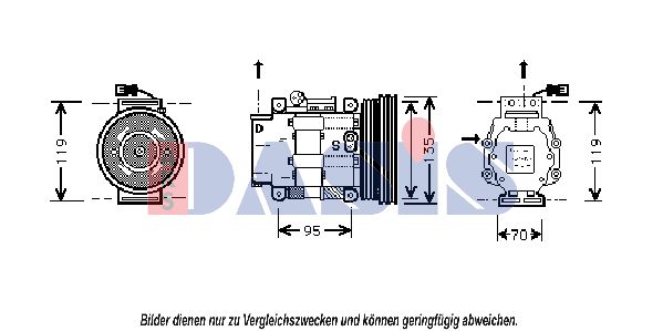 AKS DASIS Kompressor,kliimaseade 853830N